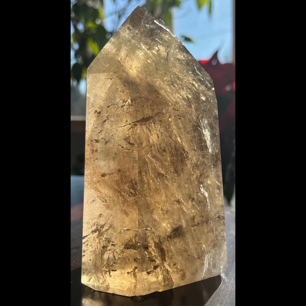 ✨ 2x HP ✨ Rainbow-filled Brazilian Citrine Tower ✨ (Read Desc.) ✨ - Picture 7 of 10